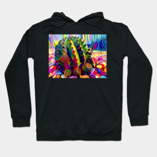 Rainbow Echinopsis Hoodie